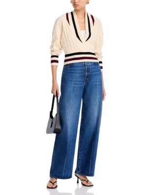 Addison Contrast Stripe Sweater