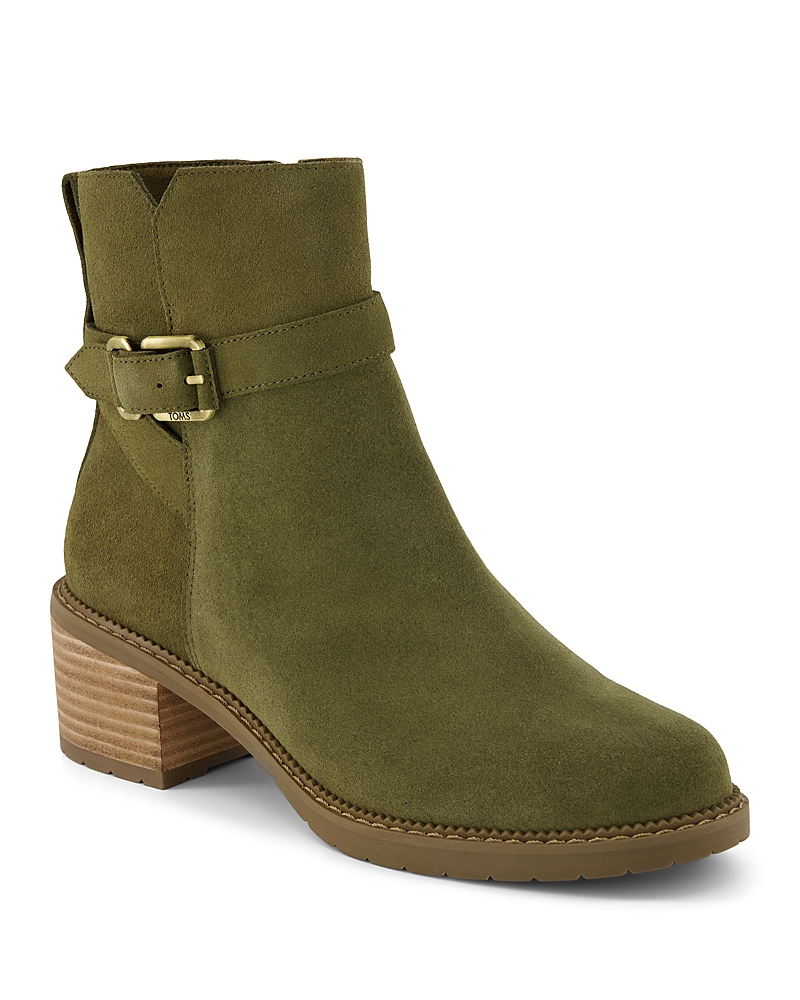 Toms Hailey Buckle Bootie In Green
