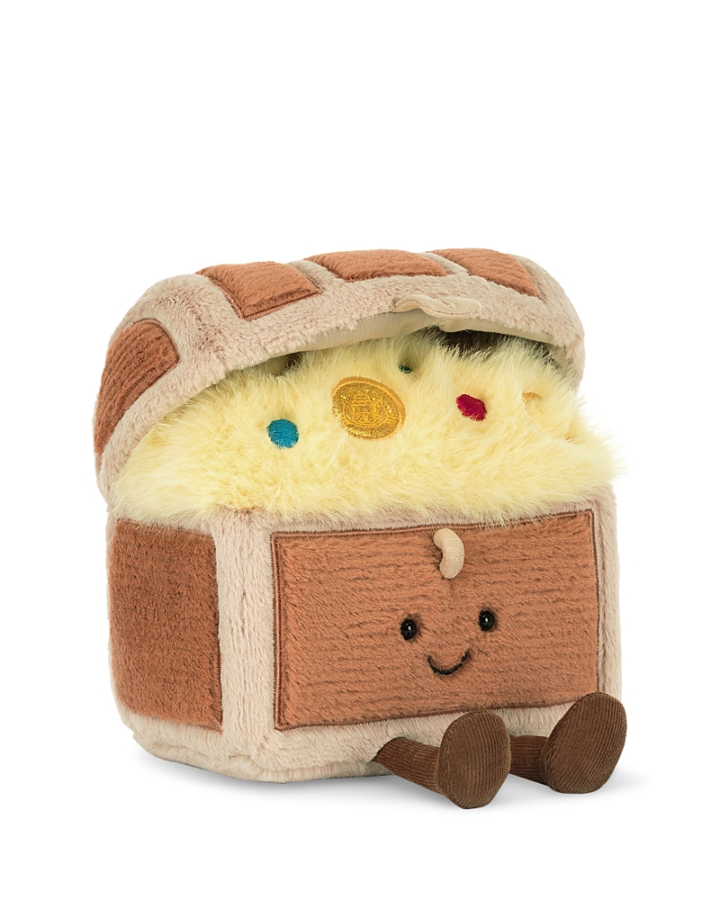 Jellycat Amuseables Treasure Chest In Brown
