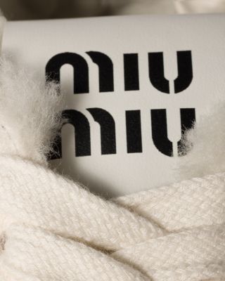 Women&#39;s Allacciate Shearling Sneakers