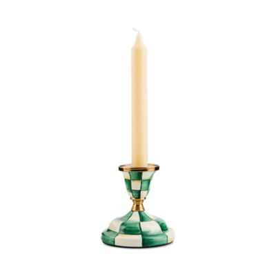 Emerald Check Short Candlestick