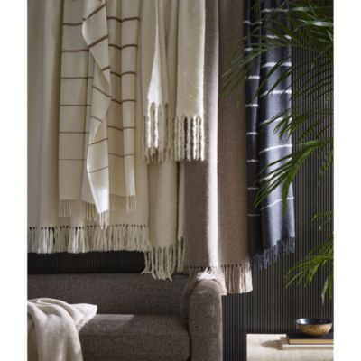 Poncho Suri Alpaca Boucl&amp;eacute; Throw