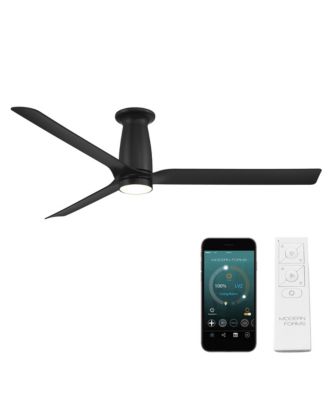 Fans Smooth 52 in Selectable 2700-3000-4000-5000K LED Indoor or Outdoor Smart Home Ceiling Fan