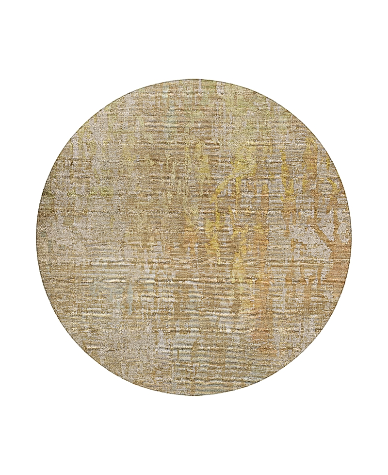 Dalyn Rug Company Dalyn Kochi Washable Kc8 Round Area Rug, 8' X 8' In Brown