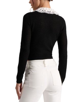 Carson Contrast Collar Cardigan