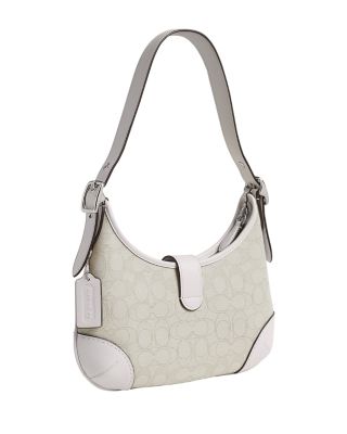 COACH Hamptons Hobo Bag in Signature Jacquard | Bloomingdale's