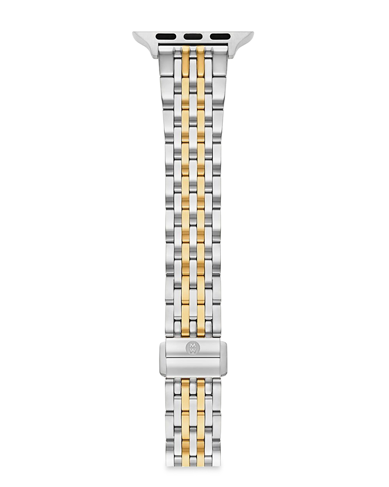 Michele Tapered Seven Link Stainless Bracelet Band for Apple Watch, 38-49mm