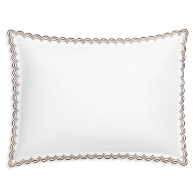 Stella Scalloped Embroidered King Sham
