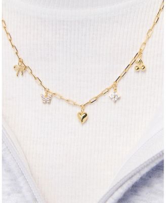 Brass Gold The Everyday Charm Necklace