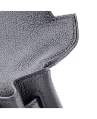 Kelly 25 Handbag Grey Togo with Palladium Hardware