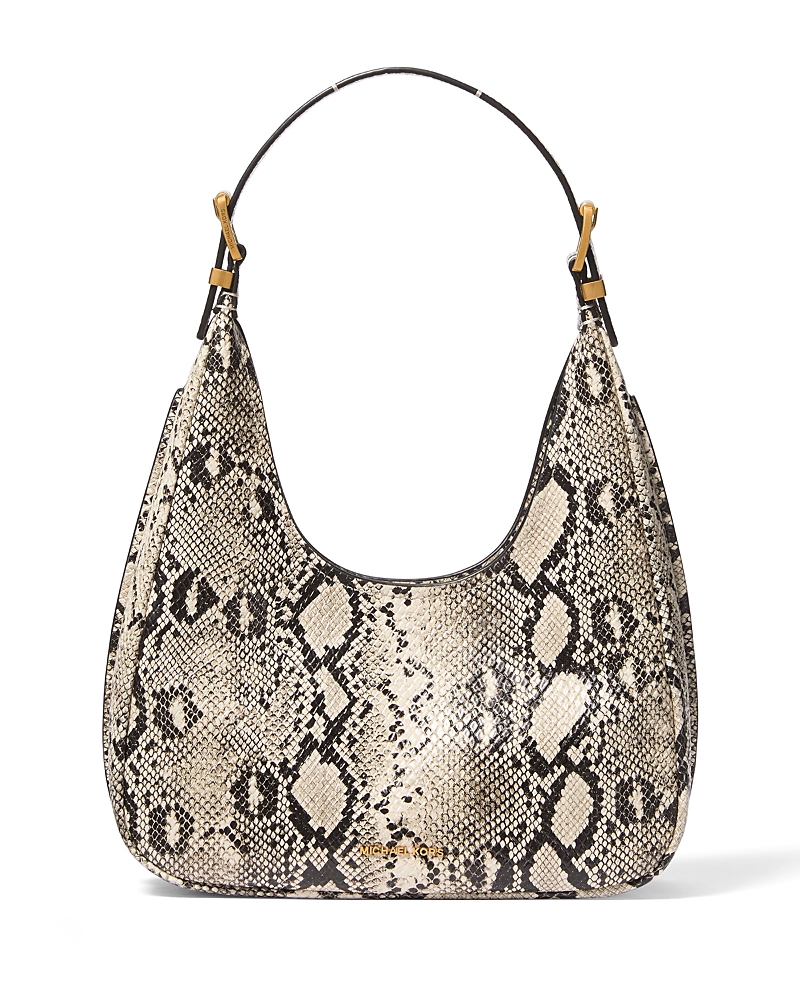 Michael Kors Nolita Small Hobo Shoulder Bag In Beige