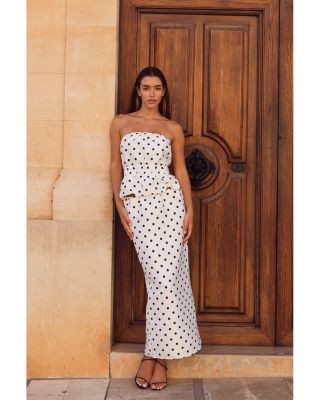 Polka Dot Maxi Skirt
