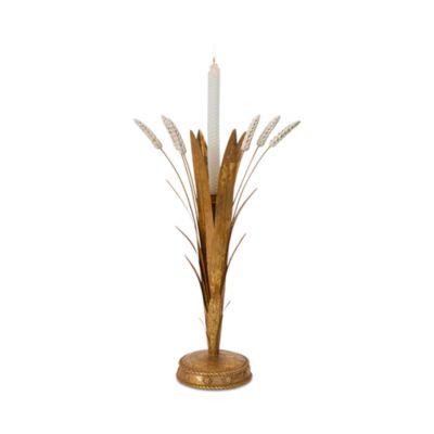 Forest Walk Wheat 17" Candlestick