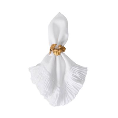 Forest Walk Leaf Napkin Rings, Assorted Set of 4