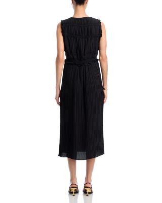 Tiered Pleated Dress