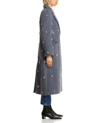 Gianni Rhinestone Embellished Coat