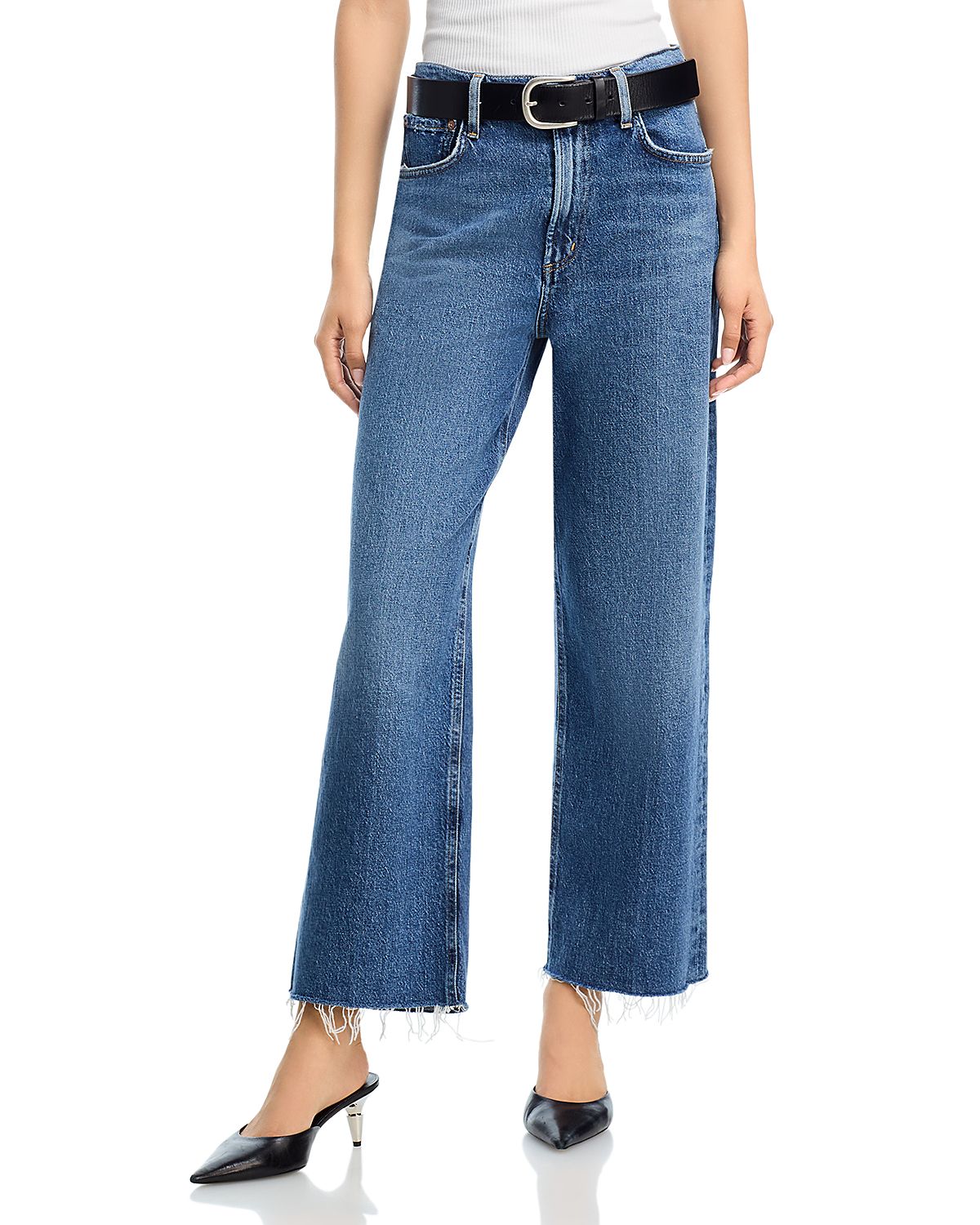Agolde Ren High Rise Wide Leg Jeans