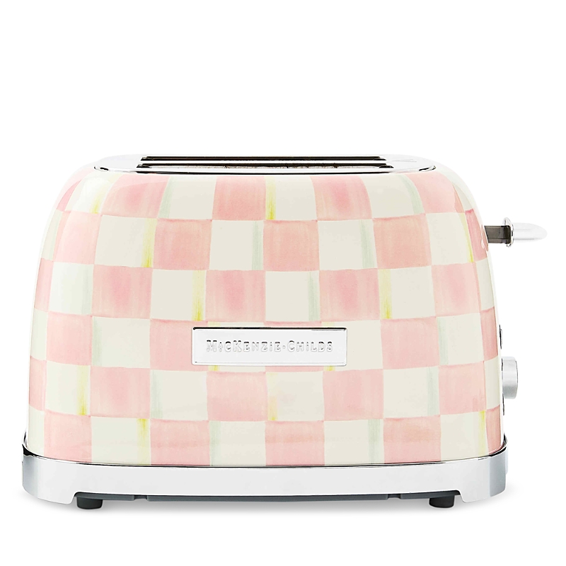 Mackenzie-childs Mocha Check 2 Slice Toaster In Multi