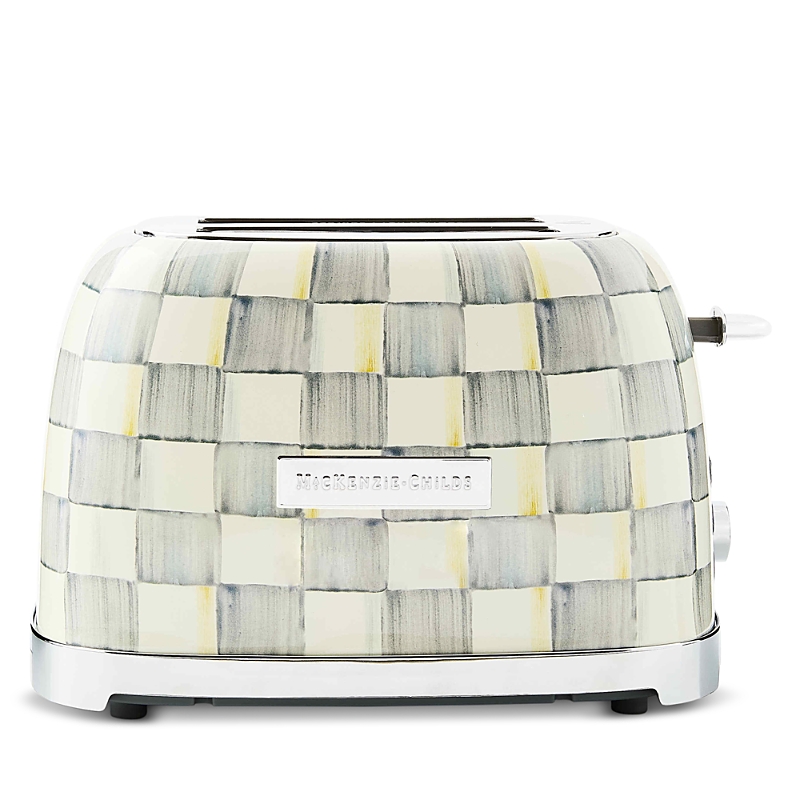 Mackenzie-childs Mocha Check 2 Slice Toaster In Multi