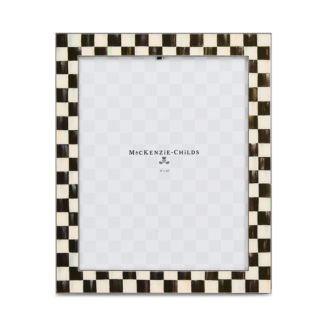 MacKenzie-Childs Courtly Check Silver Plated Picture Frame
