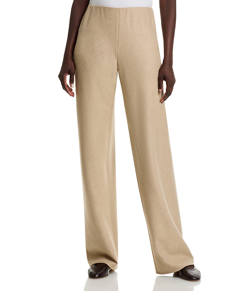 Vince High Rise Wool Blend Pants In Neutral