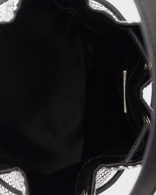  Mini Crystal-Studded Satin Bag