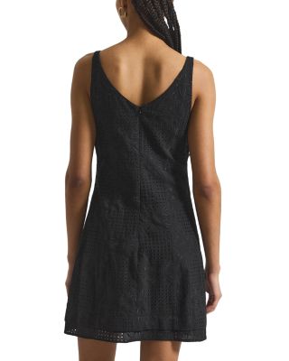 Saige Garden Tile Eyelet Mini Dress