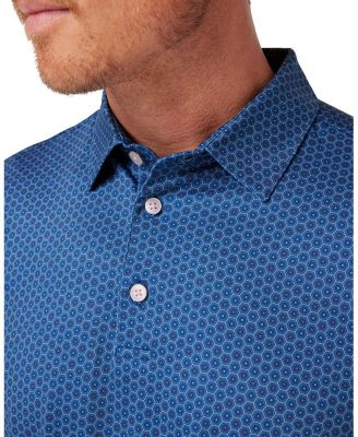 Versa Short Sleeve Polo Set Sail Honeycomb