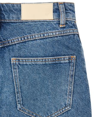 Ankle Straight Leg Jeans in Denim