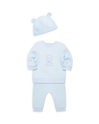 Unisex Three Piece Quilted Bear Set - Baby