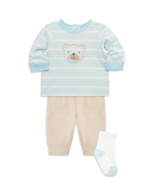 Boys' Three Piece Rope Bear Jogger Set - Baby