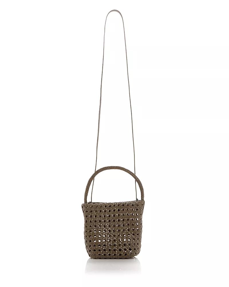 Madewell Handwoven Caned Leather Mini Bag