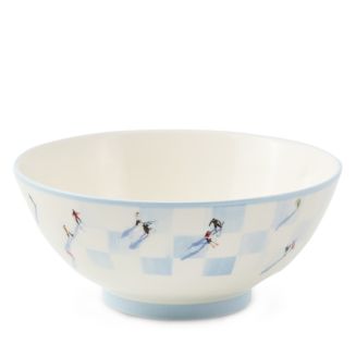 MacKenzie-Childs Gray Malin Ski Holiday Serving Bowl
