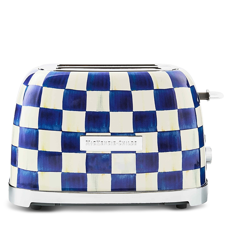 Mackenzie-childs Mocha Check 2 Slice Toaster In Multi