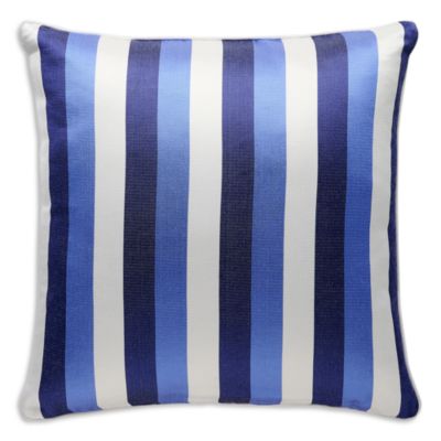 Kutnu Marine Multi Stripe Reversible Decorative Pillow, 20" x 20"