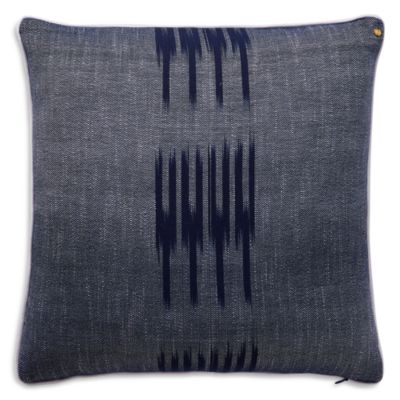 Peshtemal Cotton Ikat Decorative Pillow, 20" x 20"