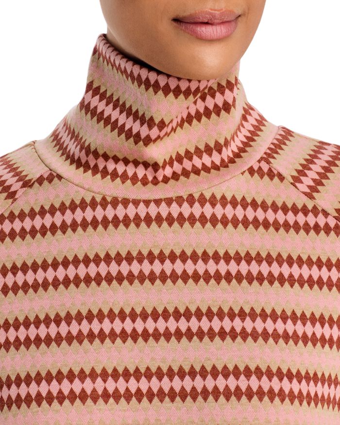 Alice Stripe Turtleneck Dress