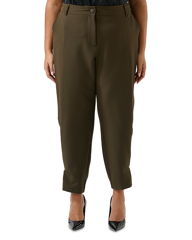 Estelle Plus Namib High Waisted Pants In Black