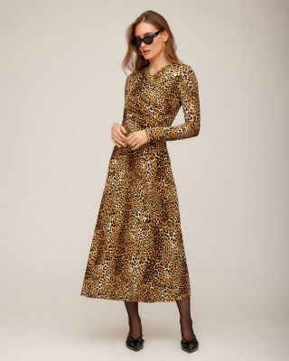 Kourtney Cross Front Midi Dress