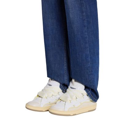  Curb Leather Sneakers