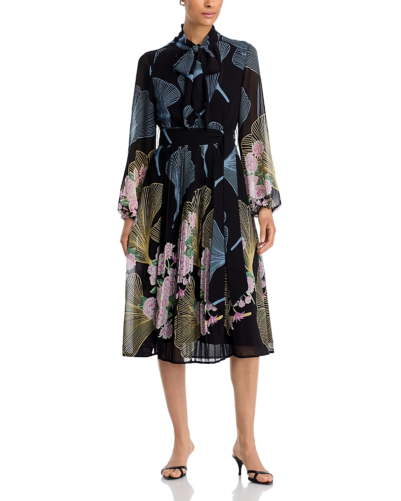 Gracia Oriental Print Dress