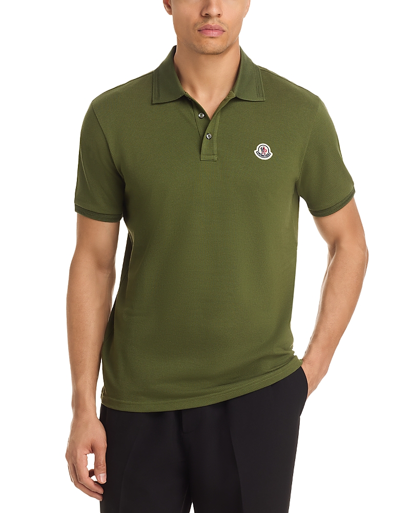 Moncler Short Sleeve Logo Polo Shirt