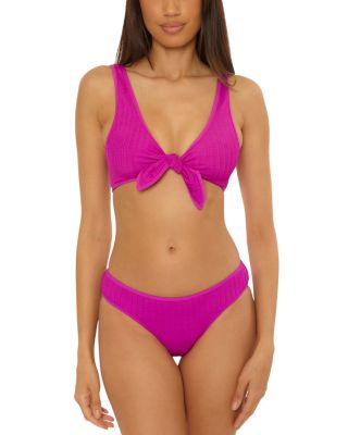 Crinkle Crush Tatum Bralette Bikini Top &amp; Crinkle Crush Adela Hipster Bikini Bottom