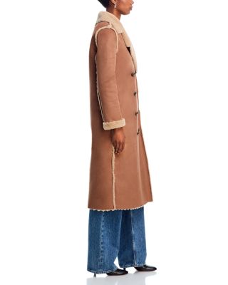 Citron Faux Fur Maxi Coat