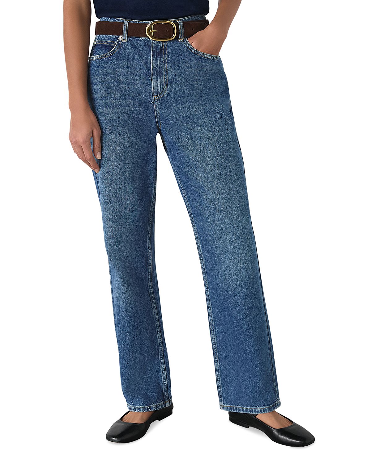 Whistles Authentic Column Leg Jeans