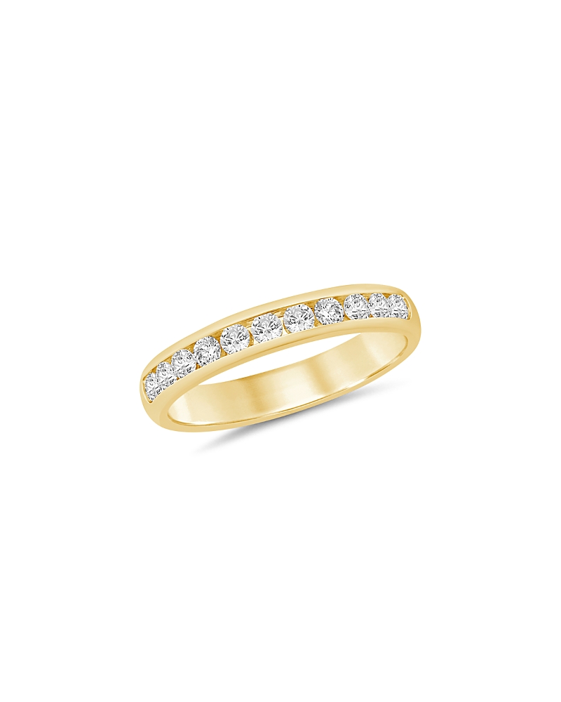 Bloomingdale's Fine Collection Diamond Channel Set Band Ring in 14K Yellow Gold, 0.50 tcw