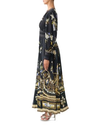 Silk Pleated Waist Dress