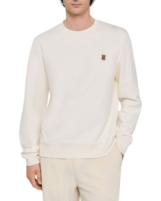 Sandro - Crewneck Patch Logo Sweatshirt