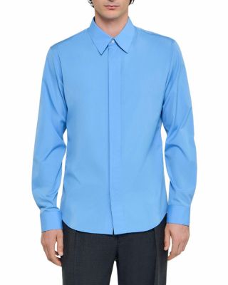 Hidden Placket Formal Shirt