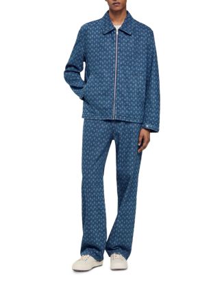 Sandro Denim Rope Jacket & Baggy Rope Jeans | Bloomingdale's Men